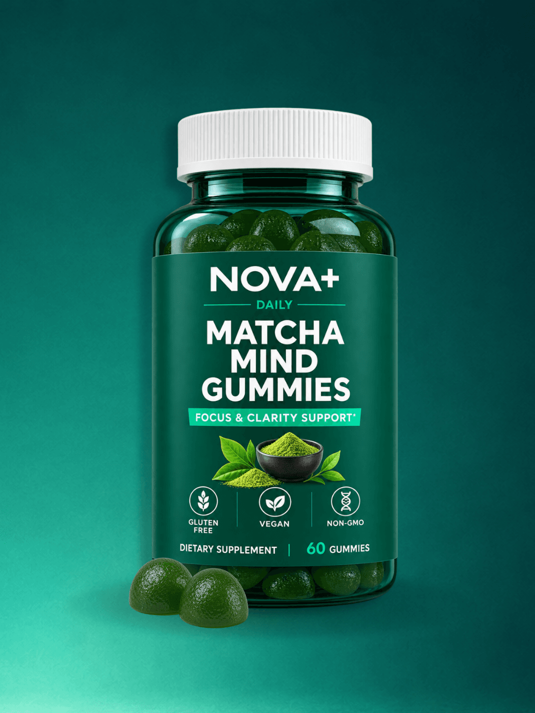 Matcha Mind Gummies, 1 pack