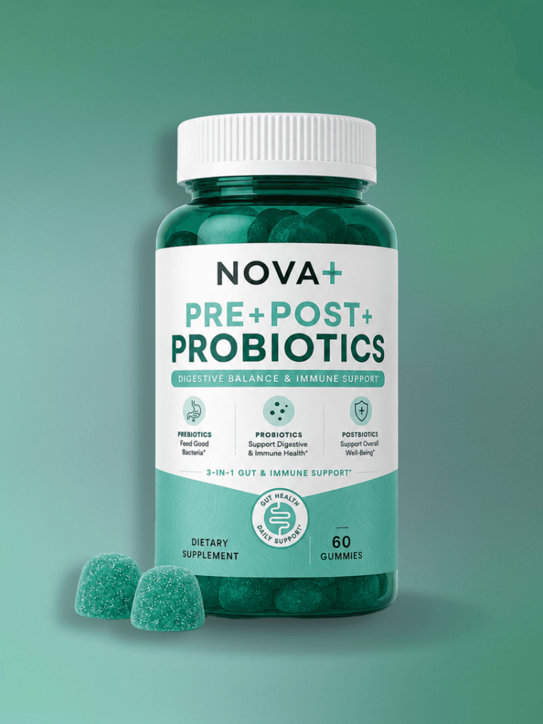 Novaplus Pre + Post Probiotic Gummies