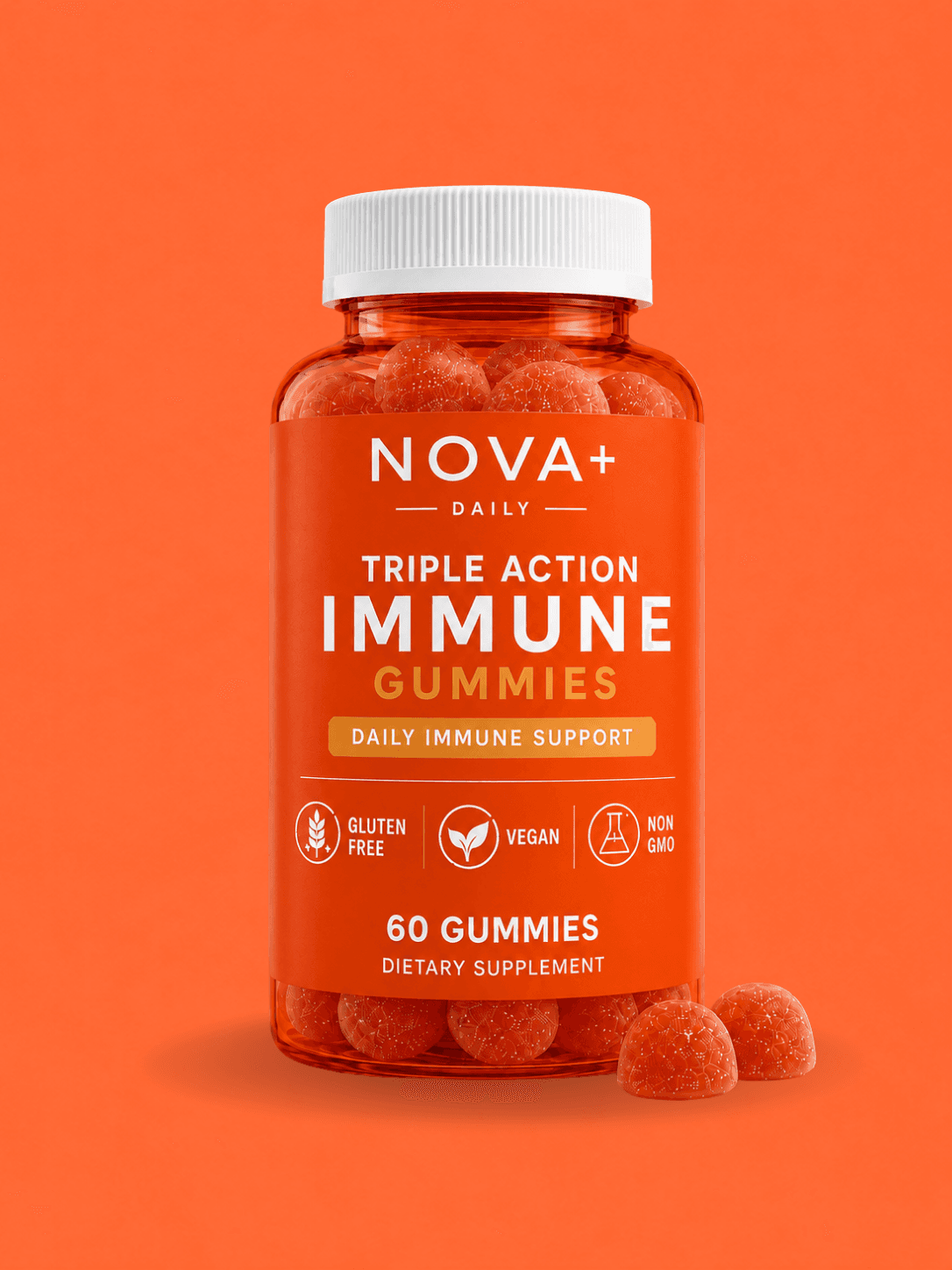 Novaplus Triple Action Immune Gummies