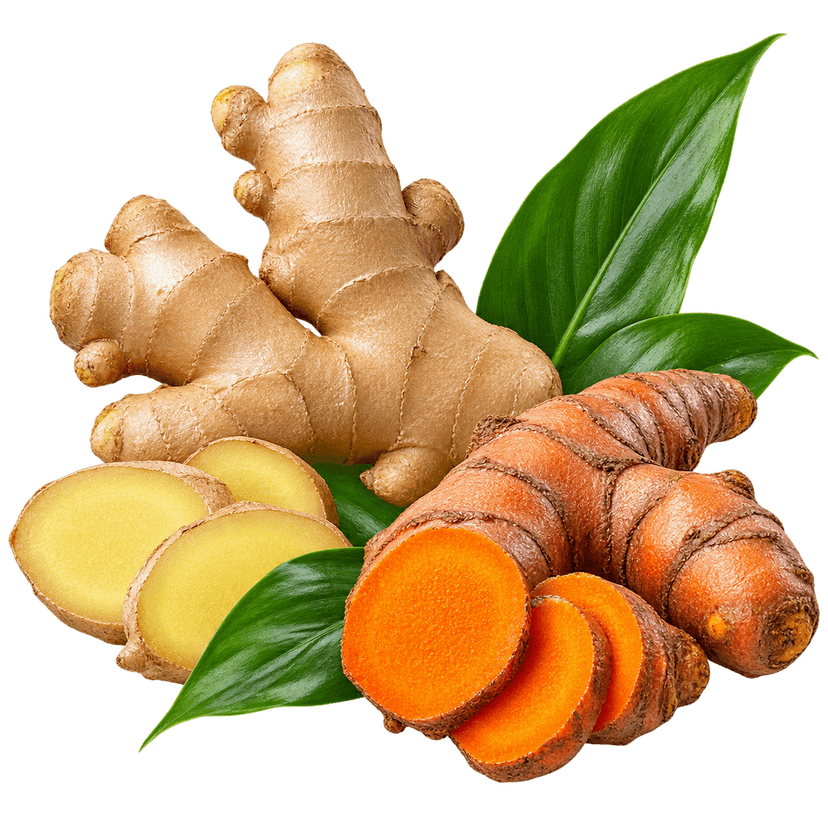 Turmeric and ginger